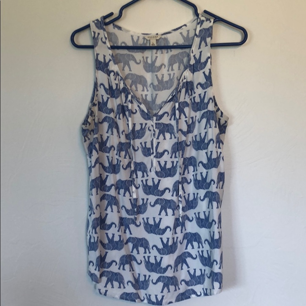 Sonoma Elephant 🐘 Print Tank Top